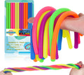String Noodles Toys Large 12 Pcs Stress Stretchy Strings Toys for Kids Fosters Creativity and Focus Relief for Adults Improve Concentration for School Holiday Classroom Gift
