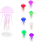 Hanging Jellyfish Lamp, LED Dancing Jellyfish Light Lava Lamp Table Light Portable Jellyfish Night Light Cute Jellyfish Bedside Lamp Light Rechargeable Outdoor Lighting Jelly Fish Light Lamp RGB