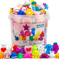 100 Pack Mochi Squishy Toys, Party Favors for Kids 4-8-12,Birthday Gifts Treasure Box Classroom Prizes Goodie Bag Stuffers, Mini Squishy Fidget Toys, Carnival Prizes in Bulk