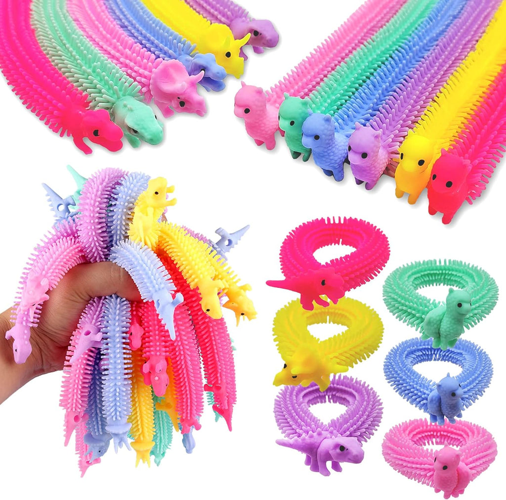 20 PCS Stretchy Fidget Toy,Colorful Stretchy Strings Fidget Toy for Children'S Day Gift,Kids,Adults,Boys,Girls,Stress Relief,Calming and Relaxing Present