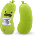 Emotional Plush Pickle-20” Pickle Stuffed Animal,Plushies Cucumber Stuffed Animal with Positive Warm Words,Kawaii Plush Toy Kids Birthday Gifts,Soft Vegetable Lover Plushy Pillow,1Pcs