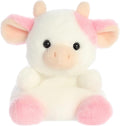 ® Adorable Palm Pals™ Belle Strawberry Cow™ Stuffed Animal - Fun Collectible Plush for Kids and Adult Collectors - Perfect for Decorating Rooms and Birthday Gifts - Pink 6 Inches