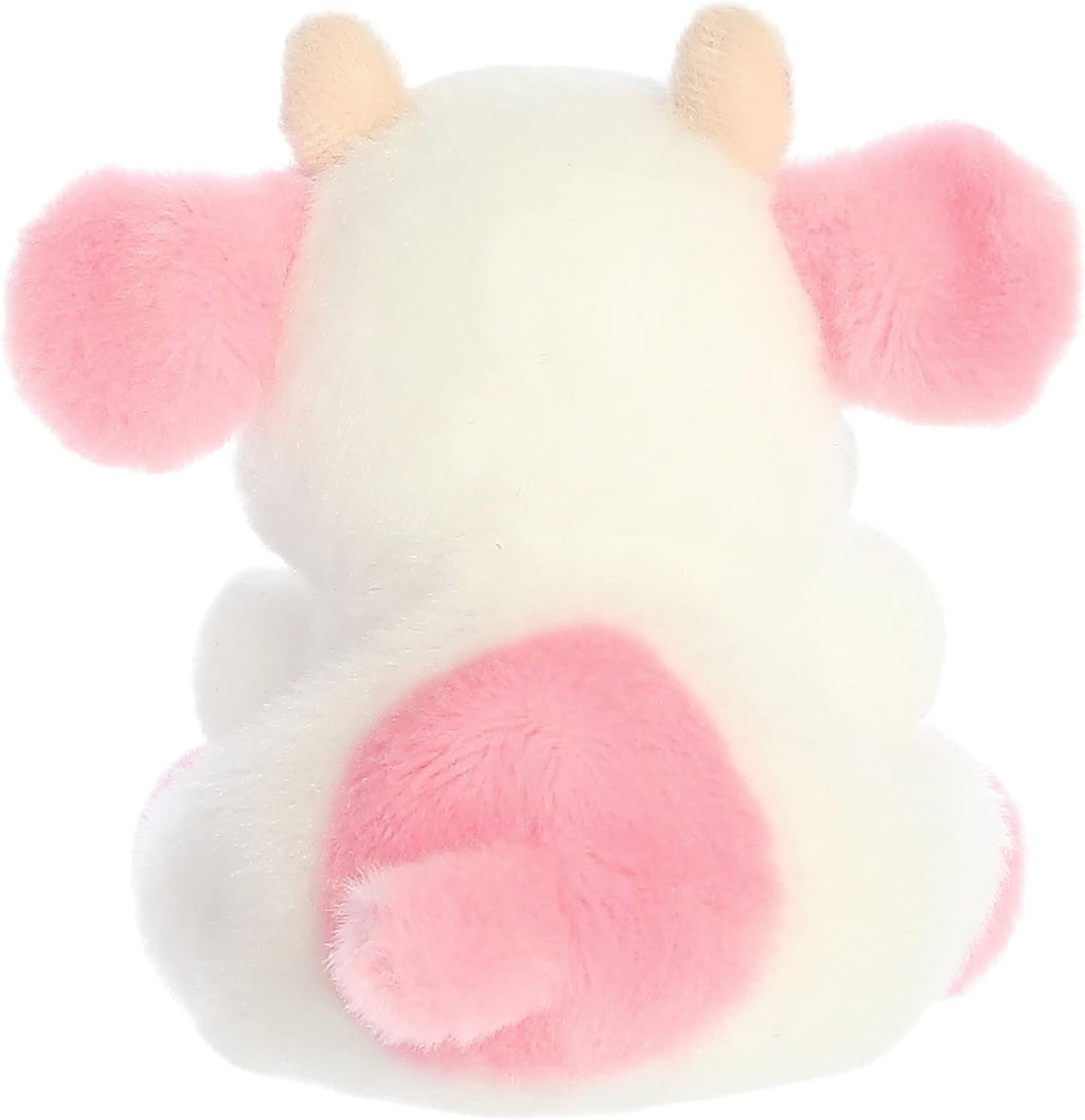 ® Adorable Palm Pals™ Belle Strawberry Cow™ Stuffed Animal - Fun Collectible Plush for Kids and Adult Collectors - Perfect for Decorating Rooms and Birthday Gifts - Pink 6 Inches